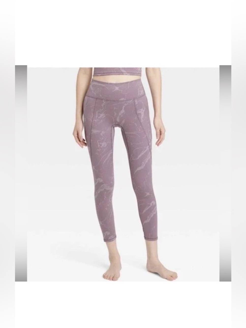 All in motion Women's Flex High-Rise leggings. Purple marble. Size L NWT